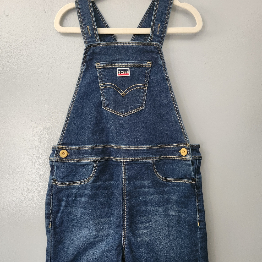 Levi's Blue Denim Overalls with Pocket